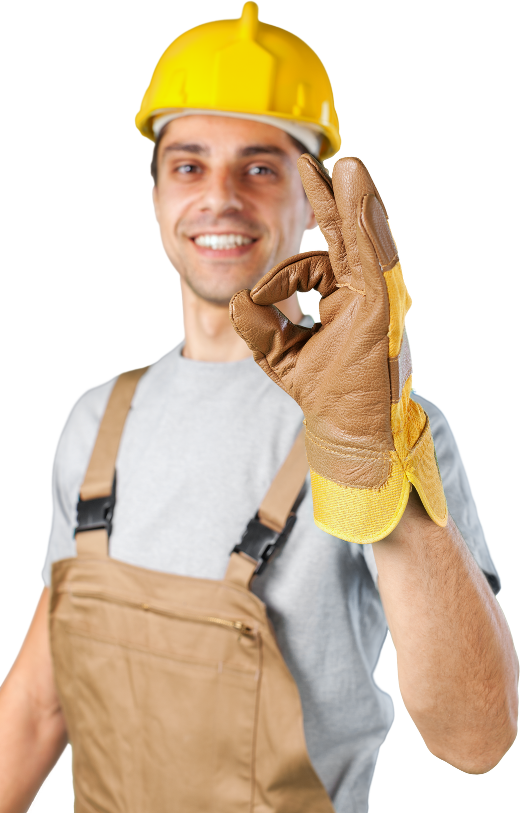 Repairman with Yellow Hat